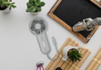 N'Oveen F220 USB Kézi Ventillátor 17cm - Szürke