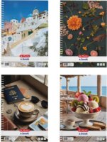 Herlitz Mix 70 lapos A4 sima spirálfüzet - Többfajta