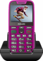 Evolveo EP-601 EasyPhone XR Nagy nyomógombos telefon - Rózsaszín