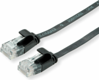 Value UTP Cat6a RJ45 Lapos Patch kábel 3m - Fekete