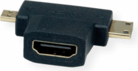 Value HDMI anya - Mini HDMI / MicroHDMI apa átalakító adapter - Fekete
