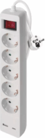Emos P1523CU 220V 1x USB-A / 1x USB-C Hálózati elosztó 5 aljzatos 3m - Fehér