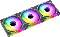 Formula Air Bridge BK 120mm PWM ARGB Rendszerhűtő ventilátor 3db - Fekete