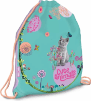 Cute Animals Tornazsák lányoknak 0.3 x 42 x 32 cm - Cica mintás