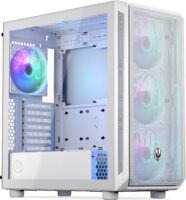 Endorfy ARX 700 ARGB Midi Torony Számítógépház + 4db 140mm ARGB Ventilátr - Fehér
