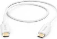 Hama 201590 USB-C apa - USB-C apa 2.0 Adat és töltő kábel 1m - Fehér