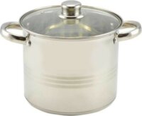 Bachmayer MB- 2922/12,5 Rozsdamentes acél fazék Üveg fedővel Ø 28cm 12,5L - Inox