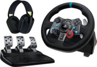 Logitech G29 Driving Force Racing Wheel + Logitech G435 Headset készlet (PC / PS4 / PS5)