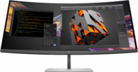 HP 37.5" Series 7 Pro 738PU 21:9 WQHD+ IPS Black Ívelt Monitor - Fekete/Ezüst