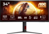 AOC 34" CU34G4 21:9 3440x1440 VA Ívelt Gaming Monitor - Fekete