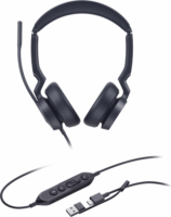 Yealink UH46 USB-C/USB-A Dual UC Call Center Sztereo Headset - Fekete