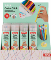 Apli Color Click Színes Töltőceruza betét készlet - Vegyes színek (12 db / csomag)