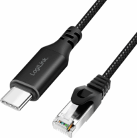 Logilink CU0413 USB-C 3.2 - Patch Kábel 3m - Fekete