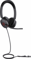 Yealink UH48 Vezetékes USB-C/USB-A Call Center Headset - Fekete