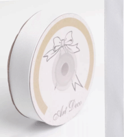 Iris ripsz díszítő szalag 19mm x 25m - Fehér