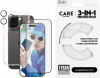 PanzerGlass Flagship 3in1 Apple iPhone 16 Pro Telefon tok készlet - Átlátszó