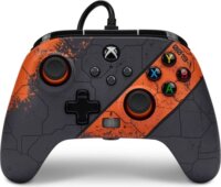 PowerA XBGP0019-01 Vezetékes Kontroller Gamepad - Fekete / Narancssárga (Xbox Series X|S / Xbox One / PC)