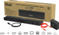 Club3D CSV-2541 Univerzális USB-C Laptop Dokkoló Állomás 100 Watt