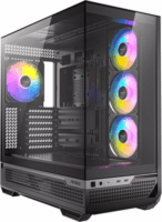 Antec C7 ARGB Midi Torony Számítógépház + 4db ARGB Ventilátor - Fekete