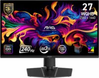 MSI 27" MAG 271QP QD-OLED X24 16:9 WQHD QD-OLED Gaming Monitor - Fekete