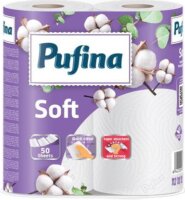 Pehart Tec Grup S.A. Pufina Soft 2 rétegű Háztartási papírtörlő ( 2 tekercs)