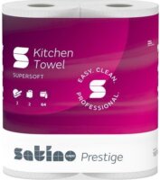 Wepa Satino Prestige 2 rétegű Tekercses Kéztörlő - Fehér (2 tekercs)