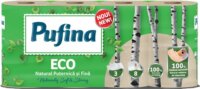 Pehart Tec Grup S.A. Pufina Eco 3 rétegű Toalettpapír Fehérítetlen és vegyszermentes (8 tekercs)