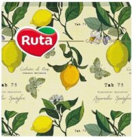 PJSC VGP Ruta Kitchen 2 rétegű Szalvéta 33x33 cm - Citrom mintás (20 db)