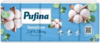 Pehart Tec Grup S.A. Pufina Sensitive 3 rétegű Papír zsebkendő (10x10 db)