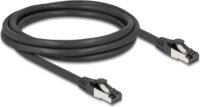 DeLock 80572 S/FTP Cat8.1 RJ45 Patch kábel 2m - Fekete