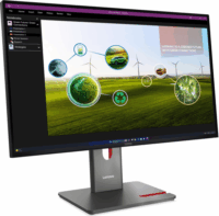 Lenovo 27" P27Q-40 ThinkVision 16:9 QHD IPS LED Irodai Monitor - Fekete