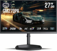 Cooler Master 27" GM27QPA 16:9 QHD IPS Gaming Monitor - Fekete