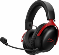 HP HyperX Cloud III S Wireless Gamer Fejhallgató Headset - Fekete/Piros