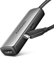 Axagon RVC-HI8KPD USB-C apa - HDMI anya 8K 60Hz Átalakító Adapter - Fekete