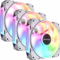 Cougar Apolar 120 ARGB 120mm PWM Rendszerhűtő Ventilátor 3db - Fehér