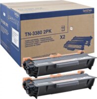 Brother TN-3380TWIN Toner - Fekete (2 db/csomag)