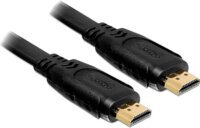 Delock Cable High Speed HDMI with Ethernet – A male / male flat 3.0m