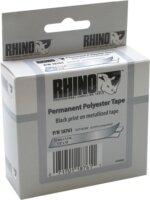 DYMO címke Rhino poli 12mm fémes