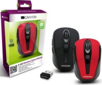 Canyon CNR-MSOW06B optikai USB wireless egér (fekete/narancssárga)