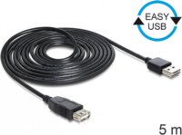 Delock EASY-USB 2.0 -A apa > USB 2.0-A anya hosszabbító kábel, 5 m