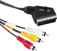 Hama 43178 SCART - RCA kábel 1.5m (Scart apa - 3x RCA apa)