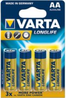 VARTA Longlife Alkaline AA Ceruzaelem (4db/csomag)