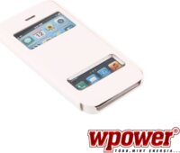 Apple iPhone 5S műbőr telefontok, TELTOK0004-W fehér