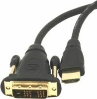 Gembird HDMI / DVI apa-apa kábel aranyozott csatlakozóval, 3m, bulk