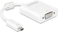 Delock HDMI Micro-D dugó > VGA hüvely audióval fehér Adapter