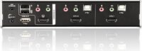 Aten KVM Switch 2 port (2x PC -> 1x Monitor HDMI + USB + Audio)