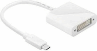 Goobay 66266 USB 3.1 Type-C M - DVI F Adapterkábel - Fehér