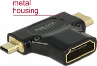 DeLOCK HDMI adapter (HDMI-A anya -> HDMI Mini-C apa + Micro-D apa)
