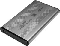 LogiLink 2.5 SATA USB2.0 külső ház ezüst