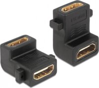 DeLOCK HDMI-A anya > anya csavarhellyel, 90°-ban elforgatott adapter